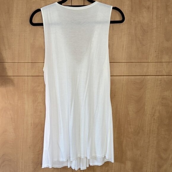 CALVIN Klein Jeans Ladies Tank with Crochet Detail Size XL - Picture 4 of 5